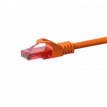 DSIT CAT6 U/UTP omrežni patch kabel, 0,50 m, oranžen, 100 % baker, RJ45 (DC-66-005)