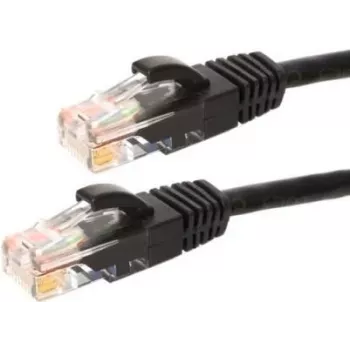 DSIT CAT6 omrežni kabel U/UTP 15 m črn 100 % baker (DC-60-150)