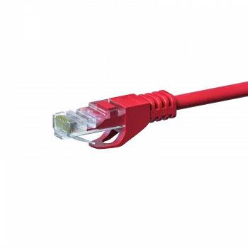 DSIT CAT 5e U/UTP omrežni kabel, 3m, rdeč, CCA, RJ45