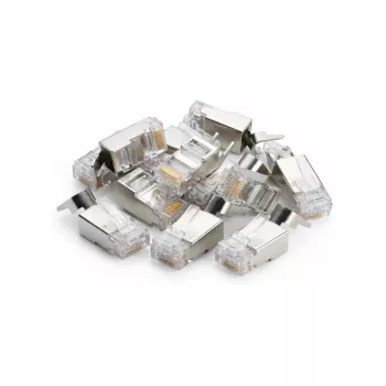 DSIT SFTP RJ45 CAT6a omrežni konektorji za nasedle vodnike (polni vodnik) - 10 kosov