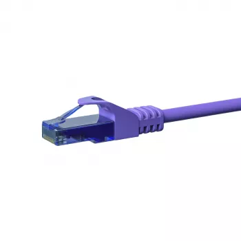 DSIT CAT6a mrežni kabel 100% baker U/UTP 0,50 m vijoličen (DC-U6A8-005)