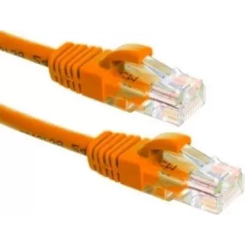 DSIT CAT6a mrežni kabel 100% baker - U/UTP - 1 meter - oranžen (DC-U6A6-010)