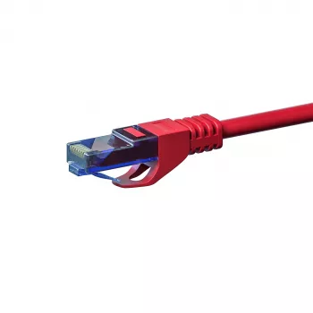 DSIT CAT6a U/UTP mrežni patch kabel, 100% baker, 30m, rdeč