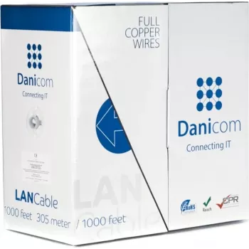 DSIT DANICOM CAT5e FTP mrežni kabel 305m polni baker PVC Dca oklopljen 100% baker