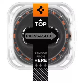 Spigen Glas.TR EZ-FIT AC zaščitna folija za zaslon za Samsung Galaxy Watch Ultra 2 (47mm), prozorna, 2-krat