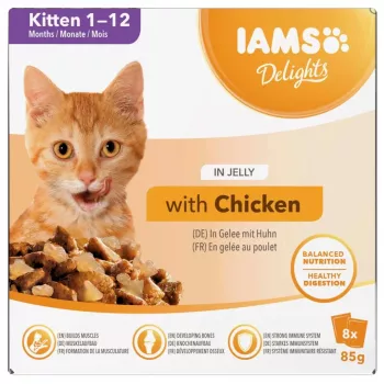EUKANUBA IAMS DELIGHTS mokra hrana za mlade mačke v želeju 8x85g