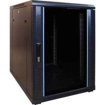 DSIT DS6615-MINI 15U 600x600mm stenska strežniška omara s steklenimi vrati