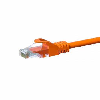 DSIT CAT 5e U/UTP mrežni patch kabel, RJ45, 15m, oranžen, CCA, 1 Gbit/s