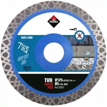 RUBI Turbo Viper Blade - TVR SuperPro 125mm diamantna rezalna plošča