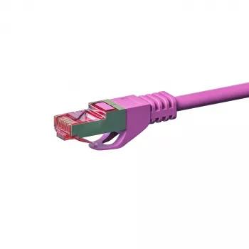 DSIT CAT 6 S/FTP LSOH omrežni patch kabel, 30 m, roza