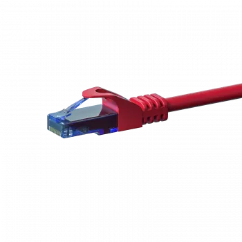 DSIT CAT6a U/UTP 100 % baker patch kabel, 1,5 m, rdeč