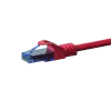 DSIT CAT6a U/UTP 100 % baker patch kabel, 1,5 m, rdeč
