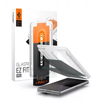 Spigen Glas.tR EZ Fit Pro 2-kratni paket kaljenega stekla za zaščito zaslona z ultra filtrom zasebnosti za glavni zaslon Samsung Galaxy Z Fold 7 / 8