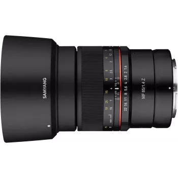 Objektiv z ročnim ostrenjem Samyang MF 85mm f/1.4 Z za fotoaparate Nikon Z (F1211214101)