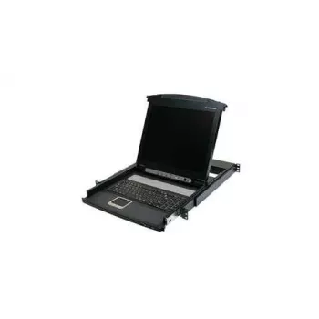 IOGEAR GCL1800 17 inch LCD KVM konzola - 8-Port VGA USB PS/2 regalna 1U