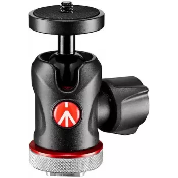 Kroglična glava Manfrotto MH492LCD-BH za nastavek za bliskavico fotoaparata, črna