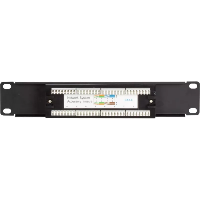 DSIT DS-10Patch6-8UTP 10 inch 8-portno UTP CAT 6 patch plošča