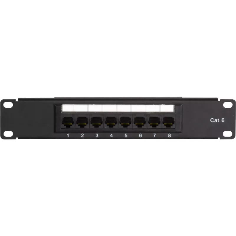 DSIT DS-10Patch6-8UTP 10 inch 8-portno UTP CAT 6 patch plošča
