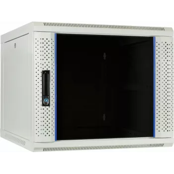 DSIT DS6609W 9U stenski strežniški omara s steklenimi vrati, 600x600x500 mm, črna