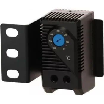 DSIT DS-Therm bimetalni termostat za krmiljenje ventilatorja, 0-60°C, DIN letev, kontakt NO