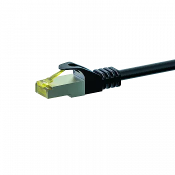 DSIT RJ45 mrežni kabel S/FTP (PiMF) s surovim kablom Cat.7, črn, 15m (DC-70-150)