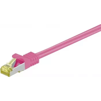 DSIT Cat.7 S/FTP (PiMF) RJ45 mrežni kabel, roza, 15m