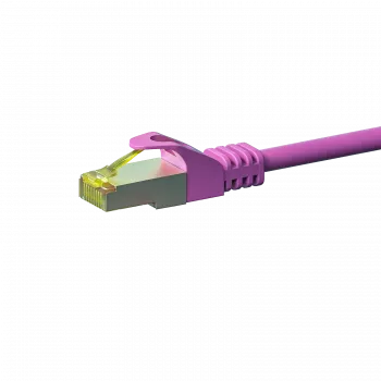 DSIT Cat.7 S/FTP (PiMF) RJ45 mrežni kabel, roza, 15m