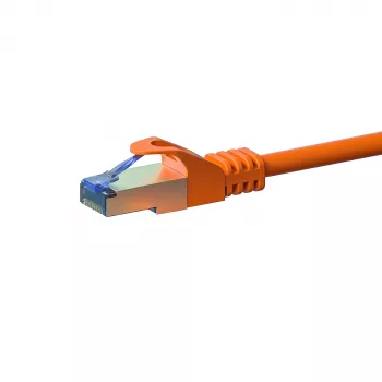 DSIT CAT 6a S/FTP LSOH mrežni patch kabel, 20m, oranžen, 10 Gbps, 500 MHz, RJ45