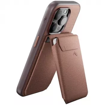 Peak Design Mobile Wallet SlimLink magnetno držalo za kartice s stojalom za MagSafe, Adobe Red