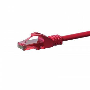 DSIT CAT6 omrežni kabel 100 % baker - U/UTP - 10 metrov - rdeč (DC-65-100)