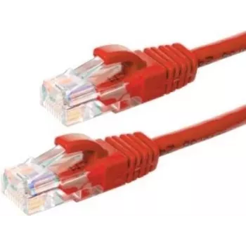 DSIT CAT5e U/UTP omrežni kabel, 10 m, rdeč, 100 % baker