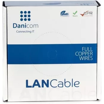 DSIT DANICOM CAT5E UTP 50m PVC Fca omrežni kabel DC-UTP5E-50-FCA