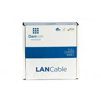 DSIT DANICOM CAT5E FTP 100m prožen omrežni kabel PVC (Fca) - DC-FTP5E-100-FCA