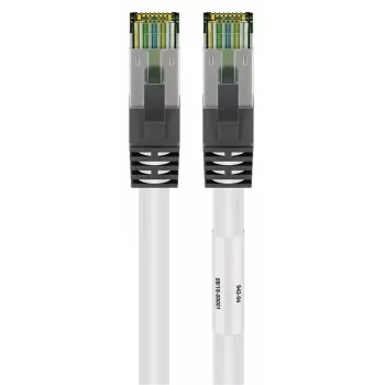 DSIT RJ45 omrežni kabel S/FTP PiMF CAT 8 bel 0,25m