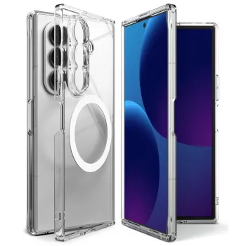 Ringke Fusion Magnetic MagSafe ovitek za Samsung Galaxy Z Fold 8 Ultra - prozoren