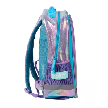 KIDS Wow Holo holografski šolski nahrbtnik 14L A4 dekliški bleščeč