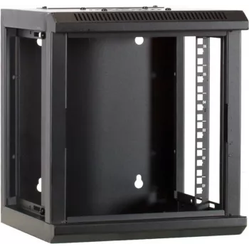 DSIT 6U 10 inch stensko strežniško ohišje z vrati iz stekla, 312x310x352 mm, črno (DS10-3306)