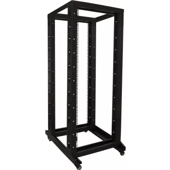 DSIT 32U 19 inch samostoječa strežniška rack omara na kolesih, 600x800x1600 mm, črna, nesestavljena