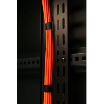 DS-IT navpična plošča za upravljanje kablov 37U črna (DS-CABLETRAY-37U)