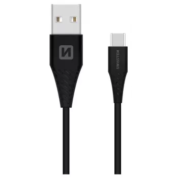 Swissten kabel USB-A na USB-C 3.1 Gen 1, 1,5 m, črn