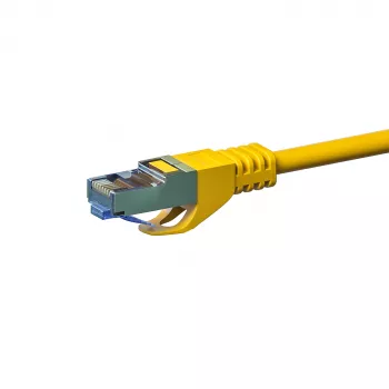 DSIT CAT 6a S/FTP LSOH mrežni patch kabel, 0,25 m, rumen