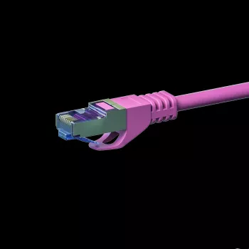 DSIT CAT 6a S/FTP LSOH patch kabel 0,25 m roza