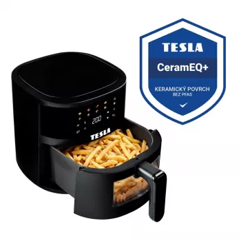 TESLA AirCook Q45 Pro AIRCKQ45PROBLK cvrtnik na vroč zrak s keramično prevleko
