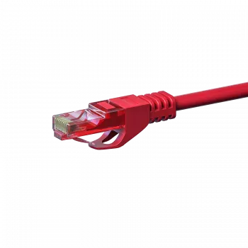 DSIT CAT6 omrežni kabel 100% baker - U/UTP - 15 metrov - rdeč (DC-65-150)