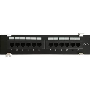 DSIT CAT 5e stenski patch panel 12-portni UTP