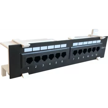 DSIT CAT 5e stenski patch panel 12-portni UTP