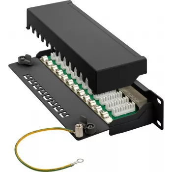 DSIT DS-10Patch6a-12STP 10-palčna 12-portna STP CAT 6a patch plošča