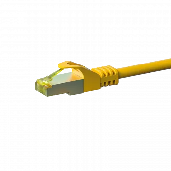 DSIT Cat.7 S/FTP PiMF mrežni patch kabel, RJ45, rumen, 0,25 m