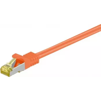 DSIT RJ45 mrežni kabel S/FTP PiMF s CAT 7 surovim kablom, 2 m, oranžen (DC-76-020)
