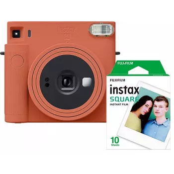 Fujifilm Instax Square SQ1 takojšnja kamera, terakota oranžna, s filmom (70100148679)